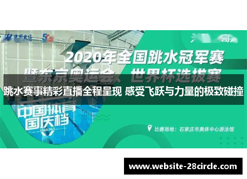 跳水赛事精彩直播全程呈现 感受飞跃与力量的极致碰撞